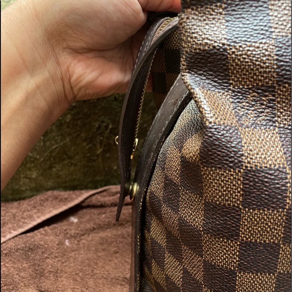 Louis Vuitton Brown Checkered Tote - Picture 7 of 16